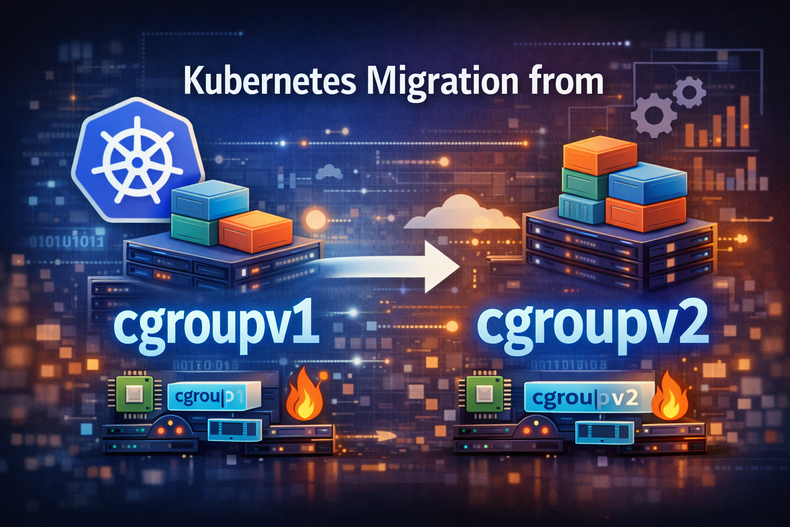 Kubernetes 中 cgroup v1 到 v2 的迁移-废柴阿尤 の 博客